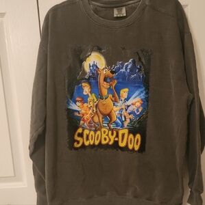 Scooby-Doo Men's Charcoal Crewneck Sweater